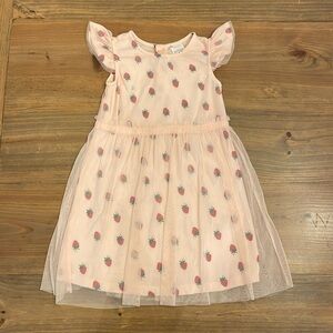 Hanna Anderson 5T Tulle Strawberry Dress
